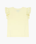 KIDS W LACE FRILL SLEEVELESS IN LIGHT YELLOW image 7