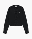W BASIC KNIT CARDIGAN SETUP IN BLACK image 7