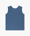 KIDS DOODLE CLASSIC LOGO POCKET SLEEVELESS IN BLUE image 7