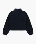 MARITHÉ SPORT W FLEECE CROP JACKET IN NAVY image 7