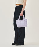CLASSIC LOGO SEERSUCKER PADDING BAG IN PURPLE image 7