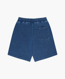 KIDS CLASSIC LOGO BERMUDA ONE TUCK SWEAT SHORTS IN BLUE image 7