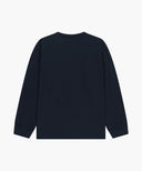 DOODLE CLASSIC LOGO LONG SLEEVE TEE IN NAVY image 7