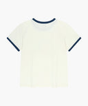 KIDS CITRON RINGER TEE IN IVORY image 7