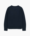 CLASSIC LOGO KNIT PULLOVER IN NAVY