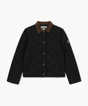 W DETACHABLE QUILTING JACKET IN BLACK image 7