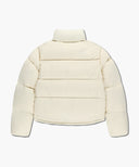 W BASIC CROP DOWN JACKET IN IVORY image 7