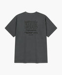 DRAWING LOGO DYEING TEE IN CHARCOAL GREY image 7