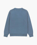 SMALL CLASSIC LOGO V-NECK KNIT CARDIGAN IN VINTAGE BLUE image 7