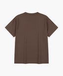 CLASSIC LOGO TEE IN BROWN image 7