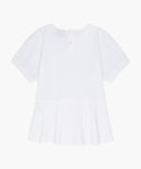 KIDS W PEPLUM BLOUSE IN WHITE image 7