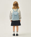 KIDS W DENIM MINI BACKPACK IN LIGHT BLUE image 7