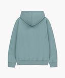 CLASSIC LOGO EMBROIDERY HOODIE (BRUSHED) IN MINT GREY