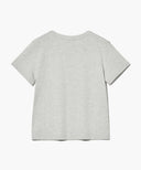 W BASIC TEE IN LIGHT HEATHER GREY image 7
