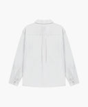 CLASSIC LOGO LINEN SHIRT IN WHITE image 13