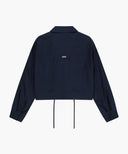 W CROP SHEER JACKET IN NAVY image 7