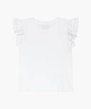 KIDS W LACE FRILL SLEEVELESS IN WHITE image 7