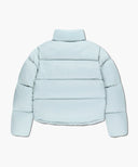 W BASIC CROP DOWN JACKET IN MINT GREY image 7