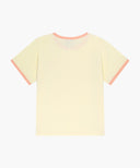 KIDS SMALL CLASSIC LOGO RINGER TEE IN CREAM image 7