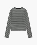 W DEEP NECK LONG SLEEVE IN BLACK image 13