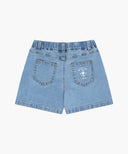 KIDS W DENIM SHORTS IN BLUE image 7