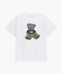 DOODLE BEAR TEE IN WASHED BLACK image 7