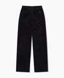 W SEMI-WIDE CORDUROY PANTS IN BLACK image 9