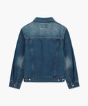 DENIM TRUCKER JACKET IN BLUE image 7