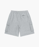 CLASSIC LOGO CARGO SWEAT SHORTS IN HEATHER GREY image 7
