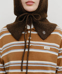 CIRCLE LOGO BALACLAVA IN DARK BROWN image 7