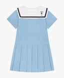 KIDS W SAILOR MARINE DRESS IN LIGHT BLUE image 7