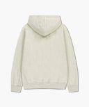 CLASSIC LOGO EMBROIDERY HOODIE (BRUSHED) IN OATMEAL