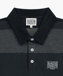 WASHED DENIM COLLAR LONG SLEEVE TEE IN CHARCOAL GREY image 8