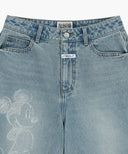 [MARITHE_DISNEY] MICKEY_W BERMUDA DENIM PANTS IN LIGHT BLUE image 8