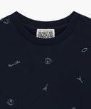KIDS ALL OVER SWEATSHIRTS IN NAVY image 8
