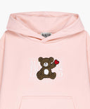 KIDS BEAR CLASSIC LOGO HOODIE IN PINK image 8