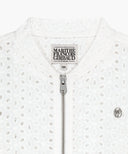 KIDS W EYELET LACE ZIP-UP JACKET IN WHITE image 8