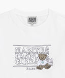 DOODLE CLASSIC LOGO LONG SLEEVE TEE IN WHITE image 8