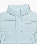 W BASIC CROP DOWN JACKET IN MINT GREY image 8