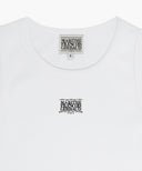 W RIBBON CLASSIC LOGO SLEEVELESS IN WHITE image 8