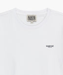 W SMALL REGULAR LOGO TEE IN WHITE image 8