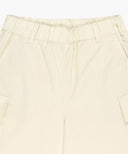 KIDS COTTON CARGO SHORTS IN CREAM image 8