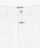 W DENIM MAXI SKIRT IN OFF WHITE image 11