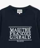 CLASSIC LOGO KNIT PULLOVER IN NAVY