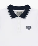 W SMALL CLASSIC LOGO PK COLLAR SLEEVELESS IN WHITE image 8