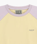 W SMALL REGULAR LOGO RAGLAN CROP TEE IN LIGHT PURPLE image 8