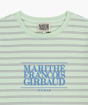 W CLASSIC LOGO CROP TEE IN LIGHT MINT image 8