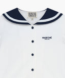 KIDS W SAILOR MARINE DRESS IN WHITE image 8