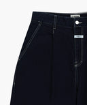 M LOW-WAIST TUCK WIDE DENIM PANTS IN LIGHT BLUE image 9