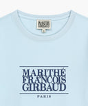 W CLASSIC LOGO TEE IN ICE BLUE image 8
